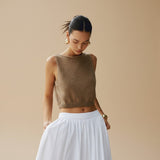 Women's Sleeveless Knit Tank Top