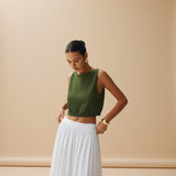 Women's Sleeveless Knit Tank Top
