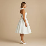 Women's Halter Fit and Flare Midi Dress