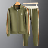 Men's Two-Piece Tracksuit Set, Zip Jacket and Joggers