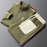 Men's Two-Piece Tracksuit Set, Zip Jacket and Joggers