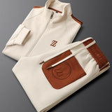 Men's Two-Piece Tracksuit Set, Zip Jacket and Joggers