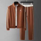Men's Two-Piece Tracksuit Set, Zip Jacket and Joggers