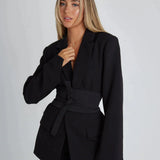 Ladies’ Wrap Front Blazer