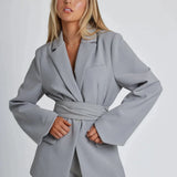 Ladies’ Wrap Front Blazer