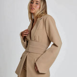 Ladies’ Wrap Front Blazer